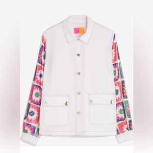 Vilagallo Olivia Crochet Sequin Jacket NWT